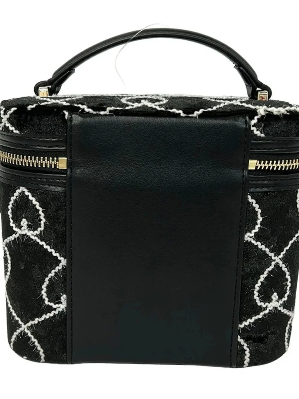 Samantha Vega Kuromi Collection Black White Polyester Vanity Bag